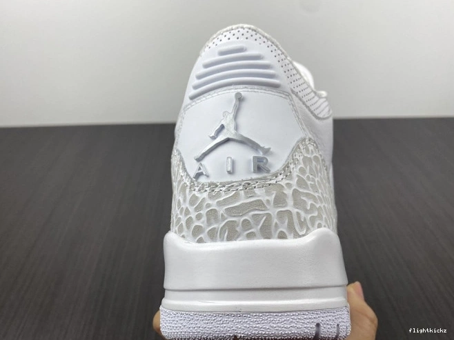 'Triple PS 429487-111 White' 3 Air Retro Jordan 0723